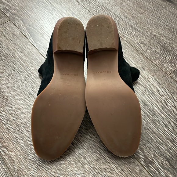 EUC Cole Haan black suede Alayna Slouch Bootie - Picture 7 of 10